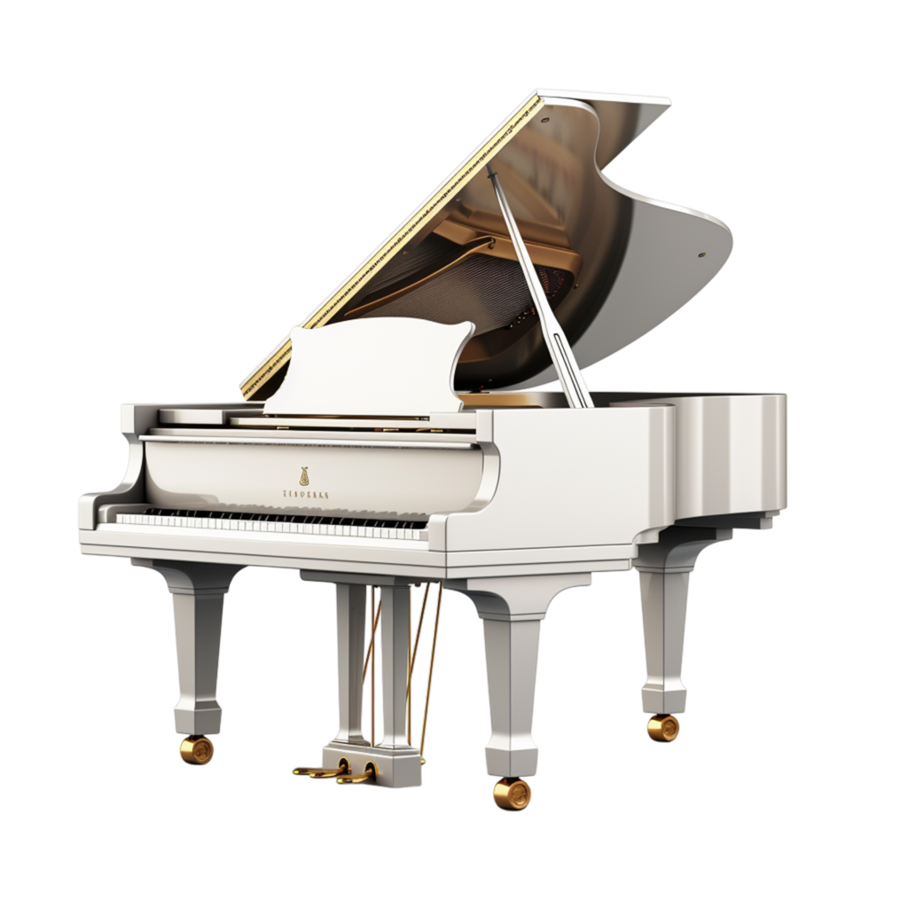 White Grand Piano Premium